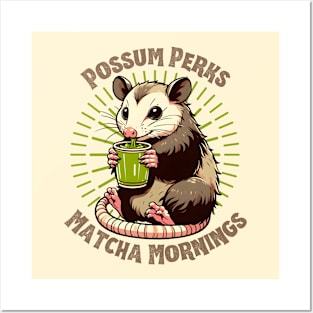 Matcha possum Posters and Art